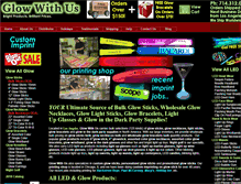 Tablet Screenshot of glowwithus.com